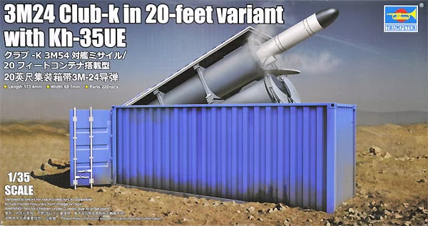 Trumpeter 1/35 – Club-K 3M24 Dans Conteneur 20 Pieds Avec Missile KH-35UE – Réf 01076 – Neuf