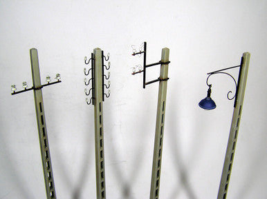 1/35 Miniart Concrete Telegraph Poles (4 diff. types)