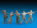 1/35 Miniart German Tank Crew at Work (5) w/Tools & Boxes (Special Edition)