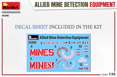 1/35 Miniart Allies Mine Detection Equipment