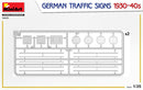 1/35 Miniart German Traffic Signs 1930-40s