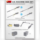 1/35 Miniart US Machine Gun Set (6 different guns, stands, ammo boxes)