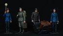 1/35 Miniart German Train Station Staff 1930-40s (4) & Cart w/Luggage