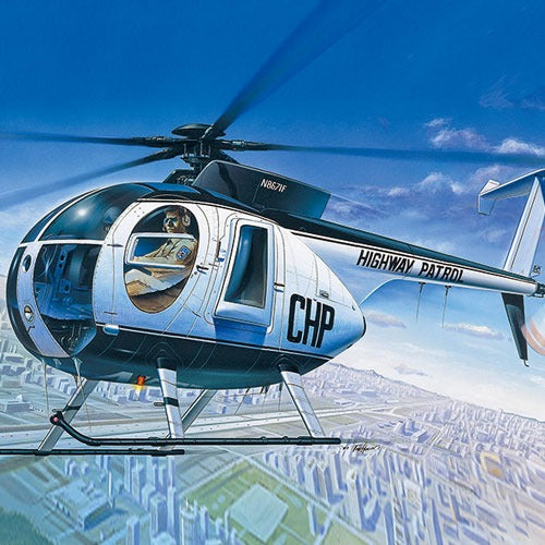 Hughes 500D Police Helicopter