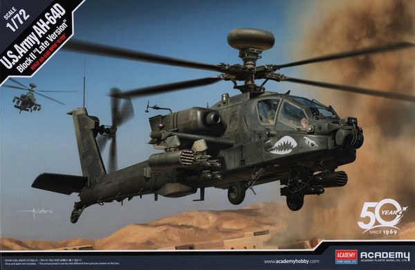 Academy US Army AH-64D Apache [Block II] 1/72