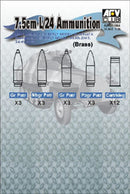 AFV35084 1:35 AFV Club 7.5cm L/24 Ammunition