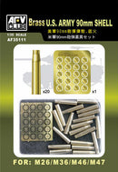 US Army 90mm Ammo Shells for M26/M36/M46/M47 (Brass)