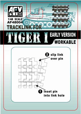 Tiger I Early Version Workable Track Links