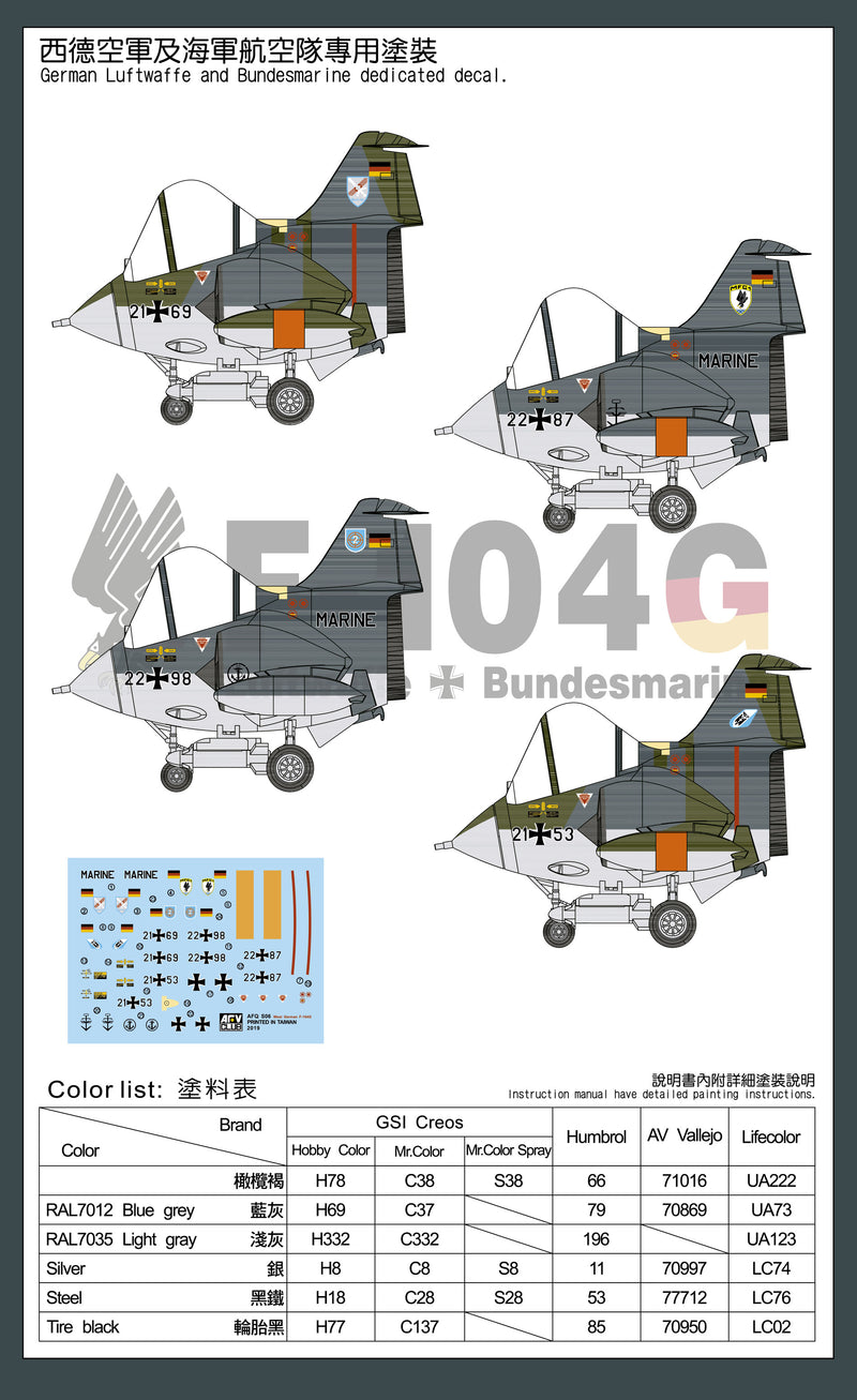 Q Scale W. German F-104G