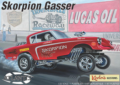 1/25 Atlantis Keelers Kustoms Skorpion Gasser