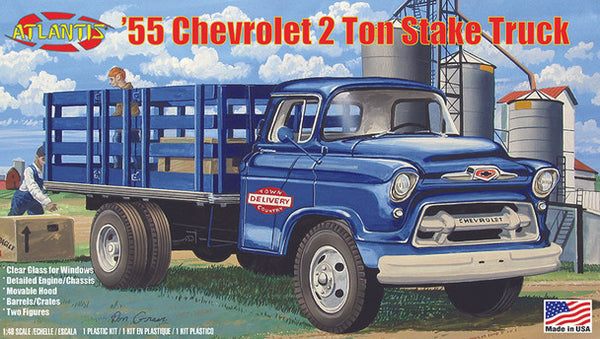 Atlantis Models 1955 Chevrolet 2-Ton Stake Bed Truck (formerly Revell)