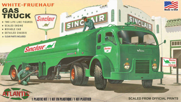 Atlantis Models White-Fruehauf Gas Truck w/2 Figures (formerly Revell)