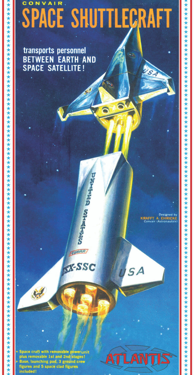 Atlantis Models Convair Space Shuttlecraft Plastic Model Kit
