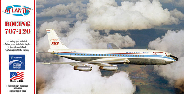 Atlantis Boeing 707-120 1/139 Airliner Plastic Model Kit