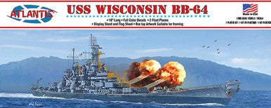 1/600 Atlantis USS Wisconsin BB64 Battleship (formerly Monogram)