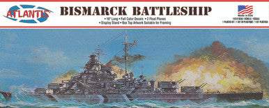 1/600 Atlantis German Bismarck Battleship (formerly Monogram)