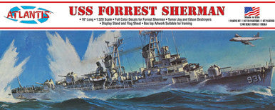1/320 Atlantis USS Forrest Sherman Guided Missile Destroyer (formerly Revell)