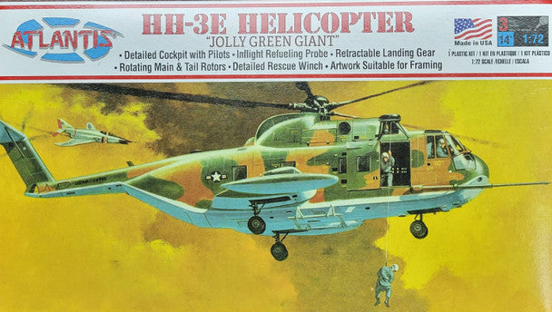 Atlantis Models HH3E Jolly Green Giant US Army Vietnam Helicopter (formerly Aurora)