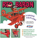 Atlantis Models Red Baron Fokker Triplane with Motor SNAP Plastic Model Kit