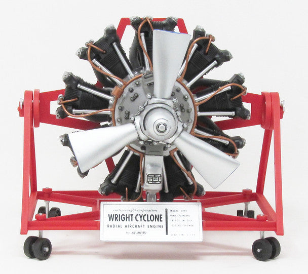 Atlantis Models Wright Cyclone Engine 1/12 scale Plastic Model Kit
