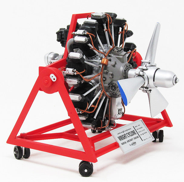 Atlantis Models Wright Cyclone Engine 1/12 scale Plastic Model Kit