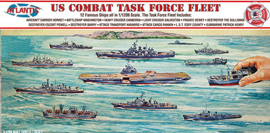 1/1200 US Navy Task Force Set: 12 Different Ships (Renewal tooling)
