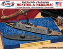 Atlantis Models Battle of the Ironclads Monitor and Merrimac/Virginia Plastic Model Kit
