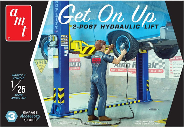 Garage Accessory Set #3"" Get On Up 2T (Great Addition to Any kit to Create Your own Diorama), 1:25 (AMTPP017M)