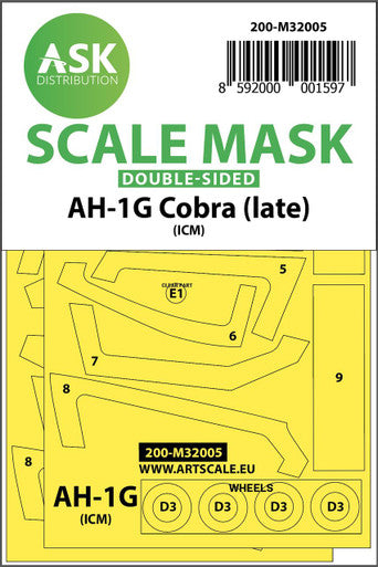 1/32 Art Scale AH-1G Cobra (late) double-sided for ICM / Special Hobby