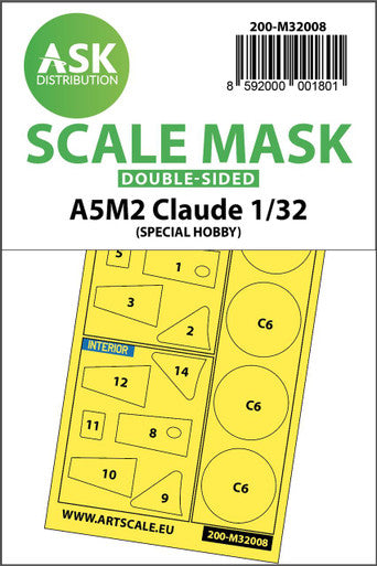 1/32 Art Scale A5M2 Claude double-sided express mask for Special Hobby