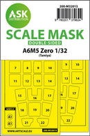 1/32 Art Scale A6M5 Zero double-sided express masks for Tamiya