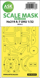 1/32 Art Scale Heinkel He 2019A-7 UHU one-sided express masks for Revell