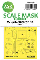 1/32 Art Scale Mosquito FB Mk.VI one-sided express masks for Tamiya