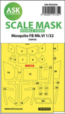 1/32 Art Scale Mosquito FB Mk.VI double-sided express masks for Tamiya