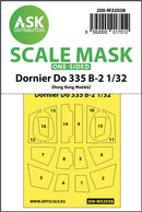 1/32 Art Scale Dornier Do 335B-2 one-sided mask for HK Models