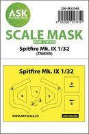 1/32 Art Scale Spitfire Mk.IX one-sided masks for Tamiya