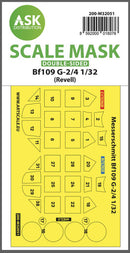1/32 Art Scale Messerschmitt Bf 109G-2/G-4  double-sided express masks for Revell