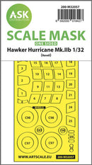 1/32 Art Scale Hawker Hurricane Mk.IIB  one-sided express masks for Revell