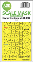 1/32 Art Scale Hawker Hurricane Mk.IIB  double-sided express masks for Revell