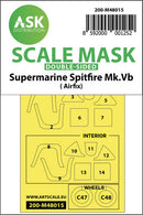 1/48 Art Scale Spitfire Mk.Vb double-sided painting mask for Airfix