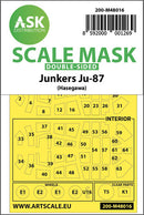 1/48 Art Scale Junkers Ju 87D-3 double-sided painting mask for Hasegawa / Hobby2000