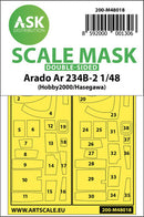 1/48 Art Scale Arado Ar 234B-2 double-sided painting mask for Hasegawa / Hobby2000