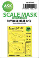 1/48 Art Scale Hawker Tempest Mk.II double-sided painting mask for Eduard / Special Hobby