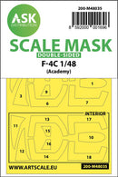 1/48 Art Scale F-4C double-sided painting mask for Academy