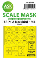 1/48 Art Scale SR-71 A Blackbird one-sided mask for Revell