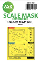 1/48 Art Scale Tempest Mk.V double-sided express mask for Eduard