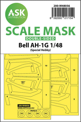 1/48 Art Scale Bell AH-1G double-sided express mask for Special Hobby