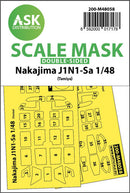 1/48 Art Scale Nakajima J1N1-Sa double-sided express mask for Tamiya
