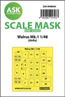 1/48 Art Scale Walrus Mk.1 one-sided mask for Airfix