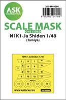 1/48 Art Scale N1K1-Ja Shiden one-sided mask self-adhesive pre-cutted for Tamiya
